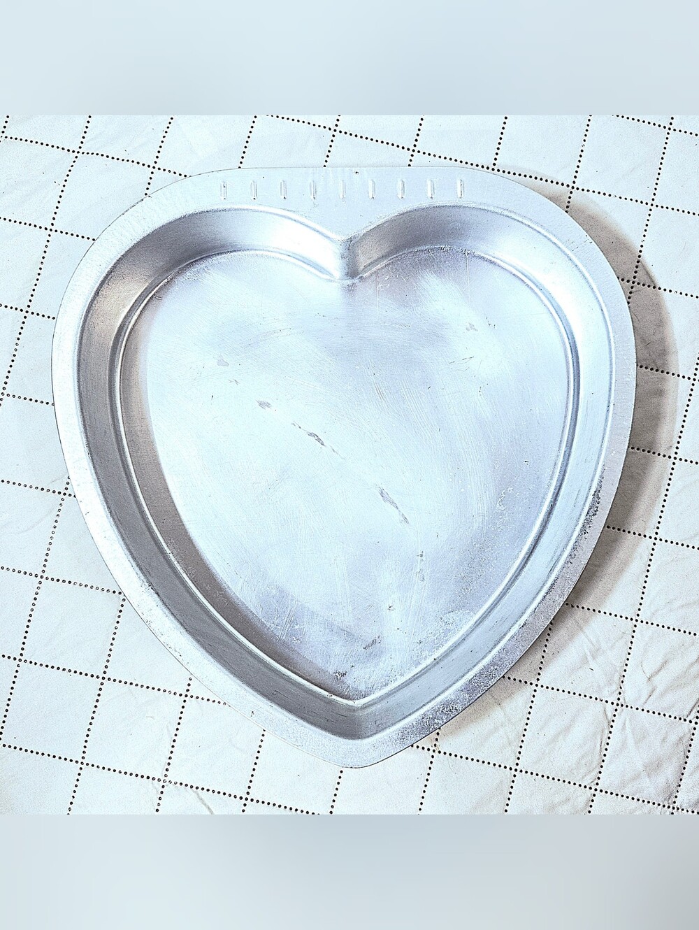 Vintage Wilton Heart Shaped Cake Pan 12 Inch Anodized Aluminum Professional